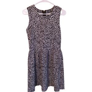 Hi-Line by J. Crew Black and White Dress, Size Small